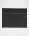 Givenchy Textured Black Wallet With Multiple Card Slots In Black