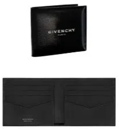 Givenchy Men Leather Wallet In Black
