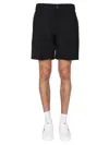 Givenchy Logo Bar Bermuda Shorts In Black