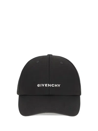 Givenchy Men Logo Baseball Hat In Black