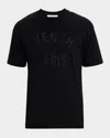 Givenchy Men Cotton T-shirt In Black