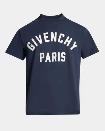 GIVENCHY MEN'S LOGO CREWNECK T-SHIRT