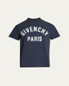 Givenchy Men Logo T-shirt In Blue