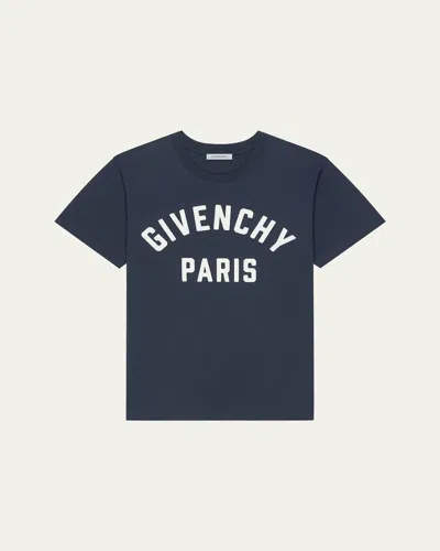 GIVENCHY MEN'S LOGO CREWNECK T-SHIRT