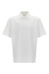 Givenchy White Polo Shirt With Logo Embroidery On The Front In Cotton Man In White