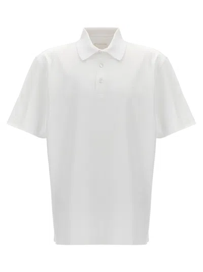 Givenchy Logo Embroidery Polo Shirt In White
