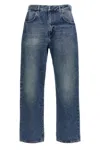 Givenchy Logo Plaque Jeans Blue In Blue