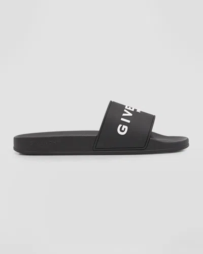 Givenchy Man Sandals Black Size 8 Thermoplastic Polyurethane