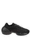 Givenchy Black Leather Tk Mx Runner Sneakers In Black