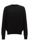 Givenchy Embroidered Logo Wool Sweater In Black