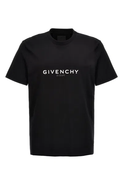 Givenchy Men Logo T-shirt In Black