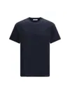Givenchy Cotton Crew Neck T-shirt In Blue