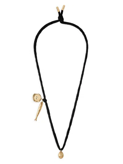 Givenchy Men's Lucky Charms Necklace In Silk And Metal