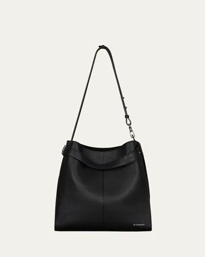 Givenchy Men's Medium Belted Grained Leather Shoulder Bag