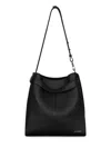 Givenchy Medium Belted Grained-leather Shoulder Bag In Black
