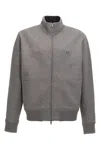 Givenchy Grey Metallic Logo Sweatshirt In Gray