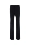 Givenchy Streamlined Wool Blend Trousers In Blue