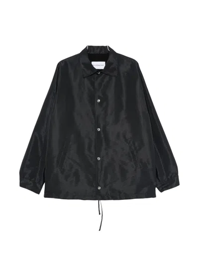 Givenchy Men's Modern Polyester Coat In Navy