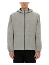 Givenchy Men's Monogram 72 Jacquard Anorak In Grey