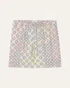 Givenchy Multicolor Pyjamas Shorts In Monogram 72 Silk In Multicolored