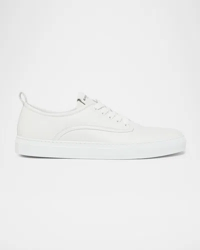 GIVENCHY MEN'S NEW CITY LOW-TOP LEATHER SNEAKERS