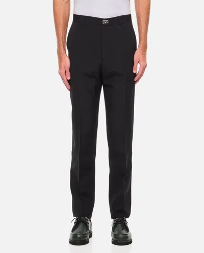 Givenchy Men New Metal Detail Pants In Black