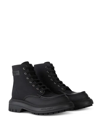 Givenchy New Outdoor Hiking Boots In Black