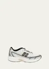 Givenchy White Silvery Polyester Sneakers In White/silver