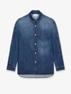 Givenchy Men Overshirt Denim Shirt In Multi