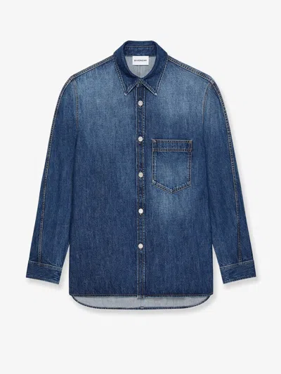 GIVENCHY GIVENCHY MEN OVERSHIRT DENIM SHIRT