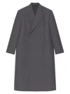 GIVENCHY MEN'S OVERSIZED DOUBLE BREASTED COAT IN WOOL