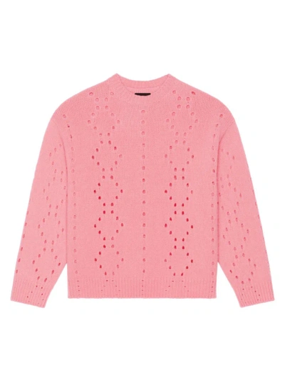 Givenchy Oversized Sweater In Wool In Flamingo