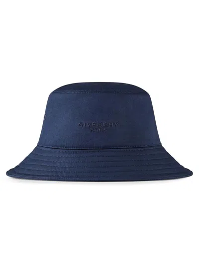 Givenchy Men's Paris Bucket Hat In Cotton In Blue
