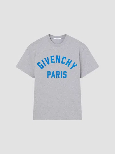 Givenchy Men's Paris T-shirt In Cotton In Gray