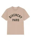 Givenchy Men's Paris T-shirt In Cotton In Brown