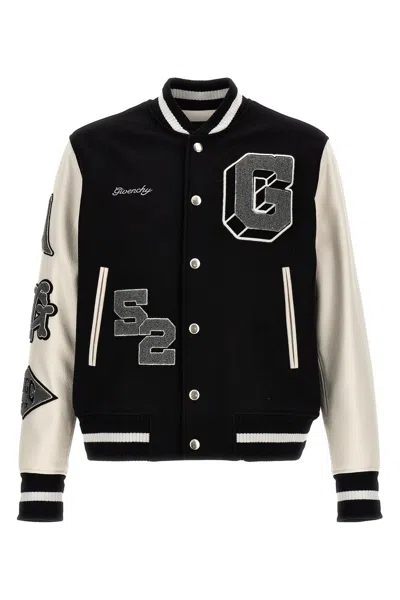Givenchy Men Patches And Embroidery Bomber Jacket In Multi