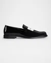 Givenchy Men's Patent Leather Label Loafers