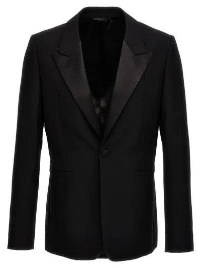 Givenchy Men's Peack Lapel Blazer In Black