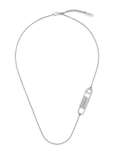 Givenchy Men's Pin Necklace In Metal In Metallic