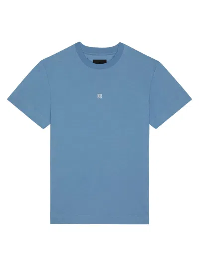 Givenchy Men's Plage Slim Fit T-shirt In Cotton In Blue