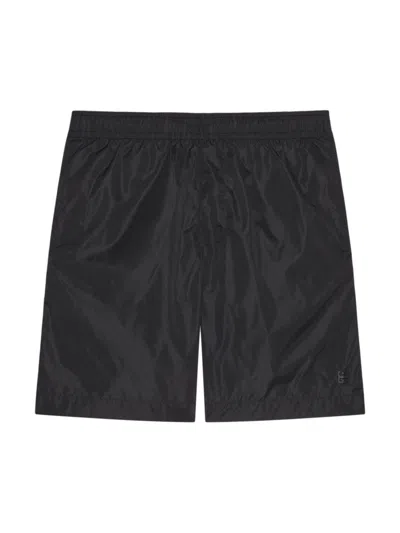Givenchy Men's Plage Swim Shorts With 4g Detail In Black
