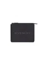 GIVENCHY MEN'S PLAGE TRAVEL POUCH IN CANVAS