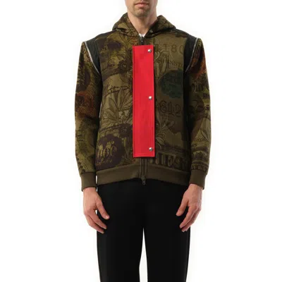 Givenchy Men's Podium Dollar Hoodie In Khaki