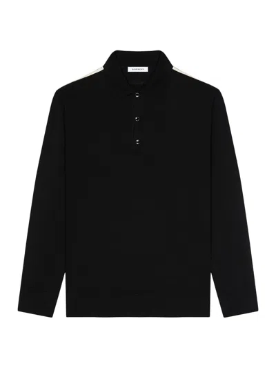 Givenchy Polo In Wool With Gros Grain Details In Multi