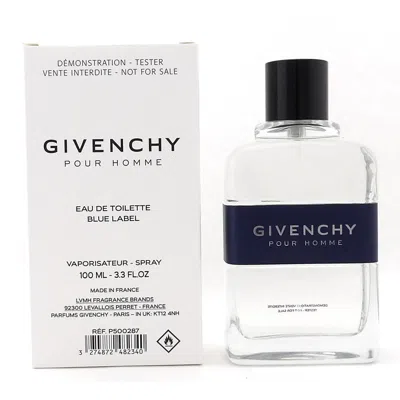 Givenchy Men's Pour Homme Blue Label Edt Spray 3.4 oz (tester) Fragrances 3274872482340