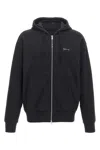 Givenchy Men Boxy Fit Hoodie With Zip And Pocket Base In Black