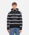 Givenchy Hooded Stripe-pattern Jacket In Multi