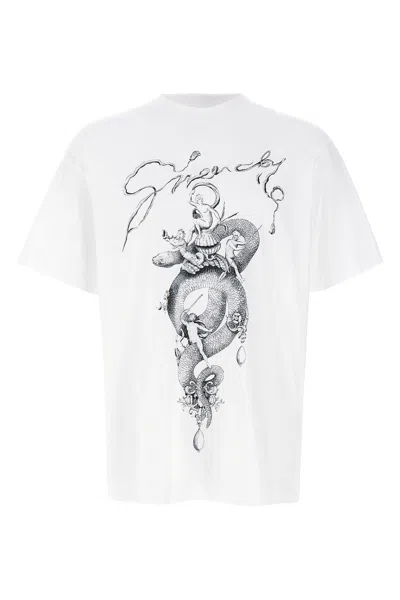 Givenchy Men Printed T-shirt In White
