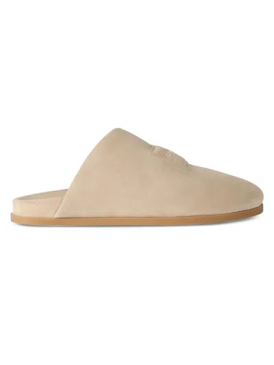 Givenchy Puffy Mules In Suede In Neutral