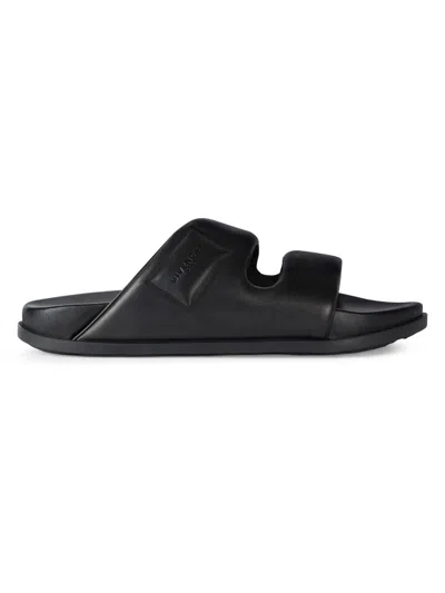 Givenchy Men's Puffy Sandals In Nappa Leather In Animal Print